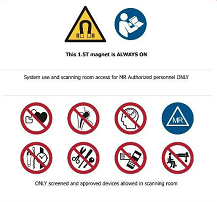 Consignes de sécurité travailleurs en IRM